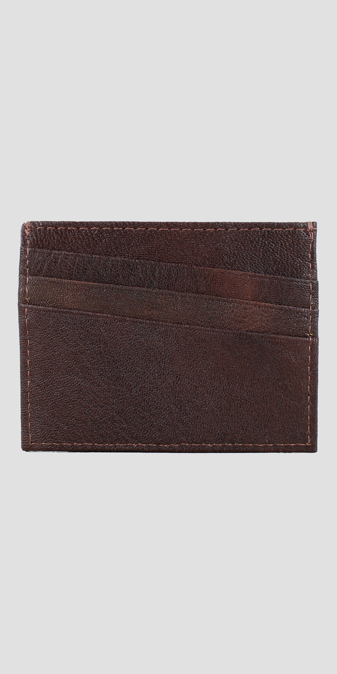 Ralph Card Slip Brown Fine Leather