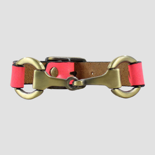 Louise Snaffle Bracelet Pink