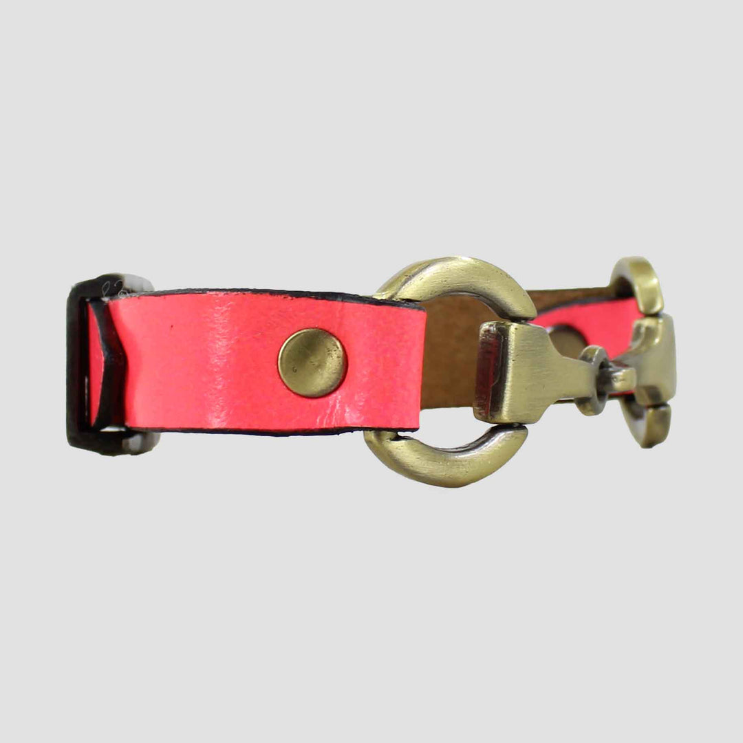 Louise Snaffle Bracelet Pink