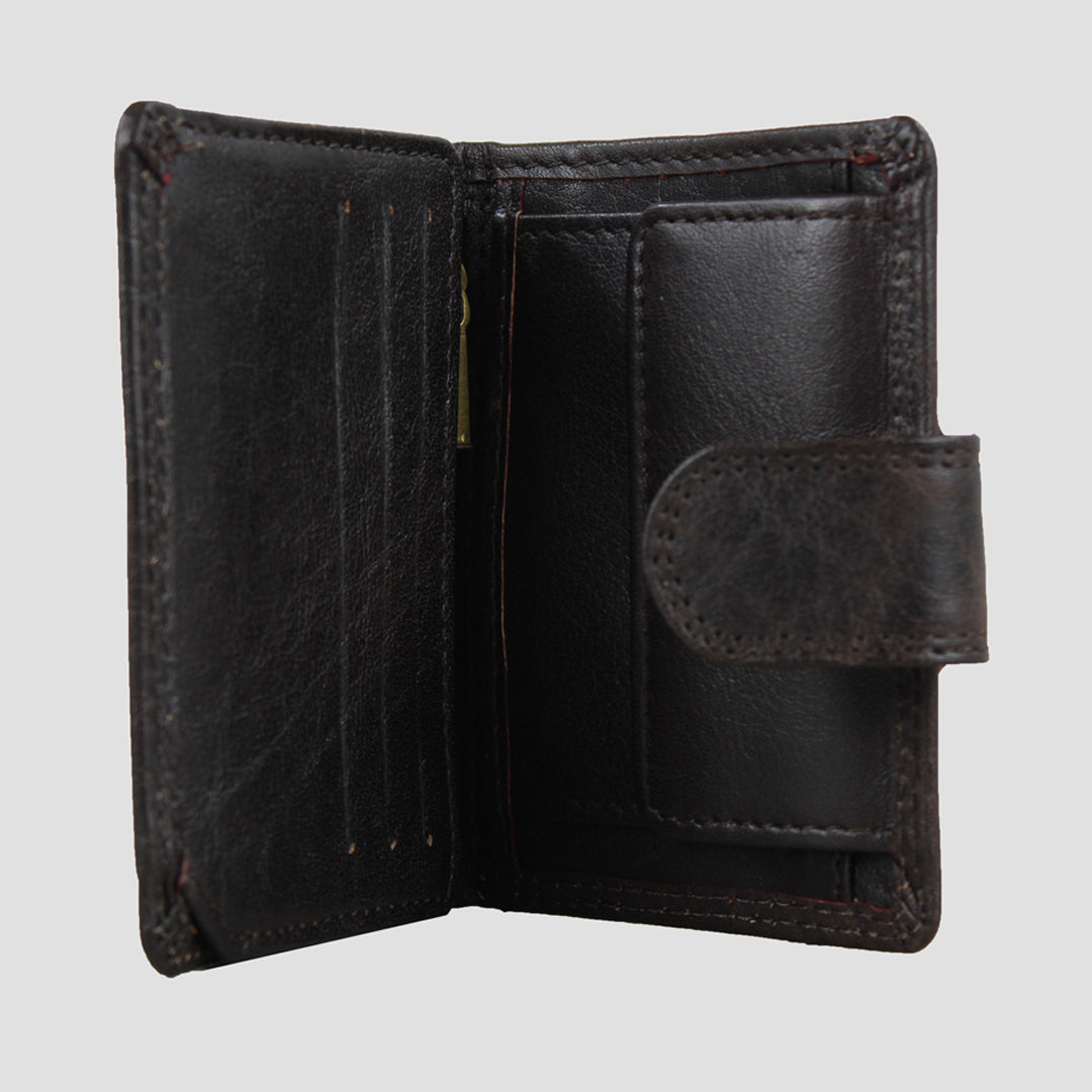 Nicholas Wallet In Fine Leather Brown