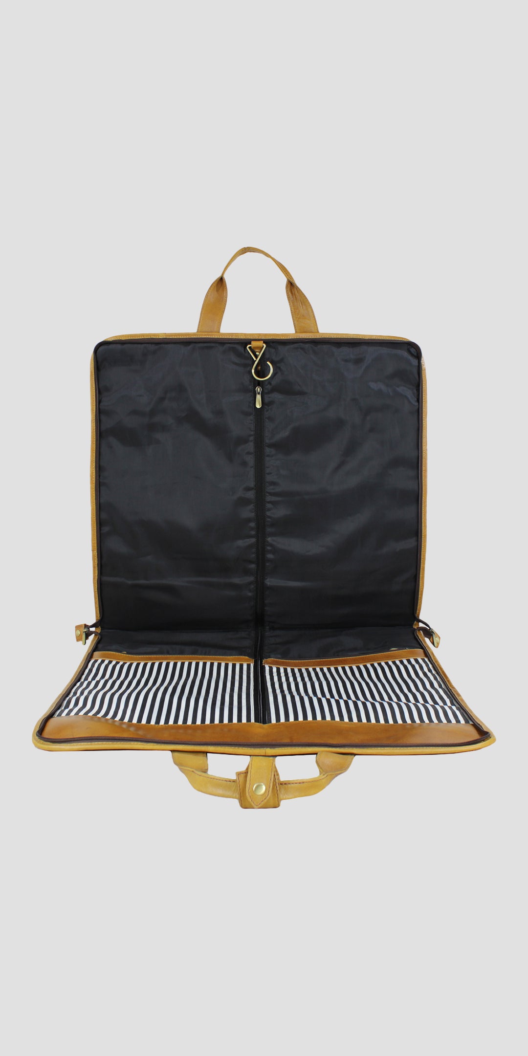 Joshua Suit Carrier Natural Leather Tan