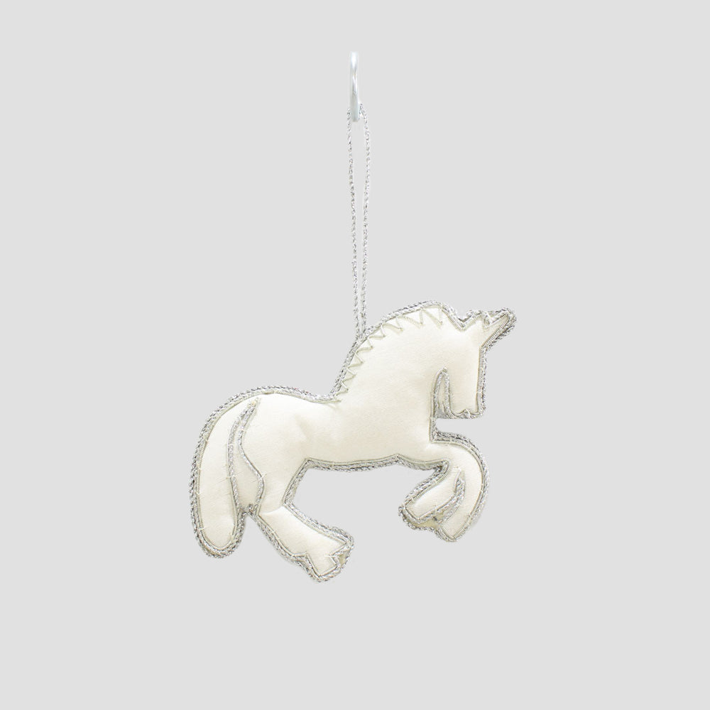 Horse Hanging Decoration (White)