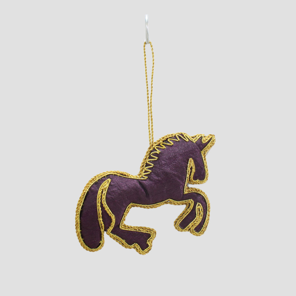 Horse Hanging Decoration (Purple)