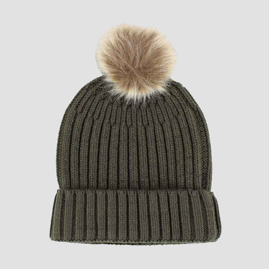 Bobble Hat in Green