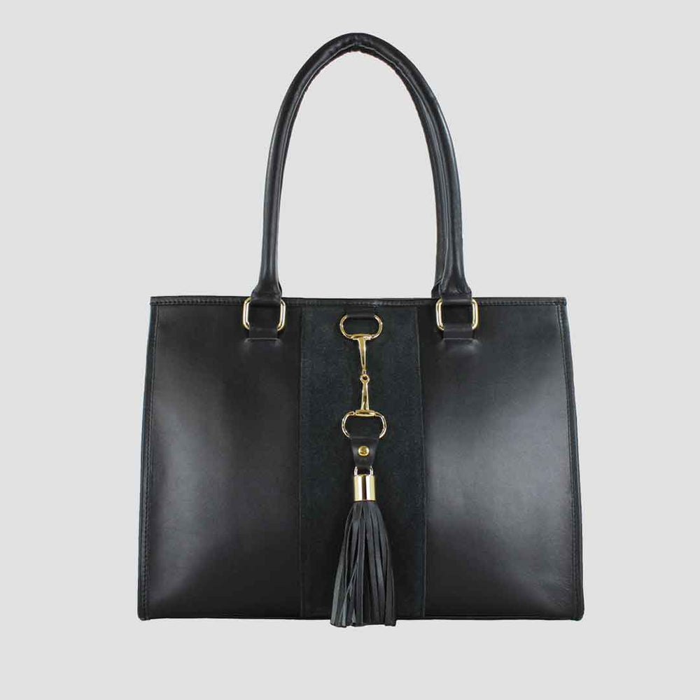 Alice Snaffle Handbag Gold Label Edition Black