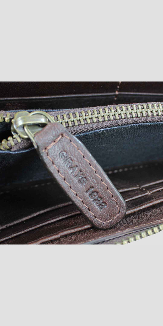 Sally Purse Leather And Suede Brown