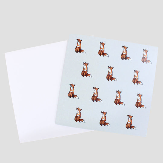 Foxes Greeting Card