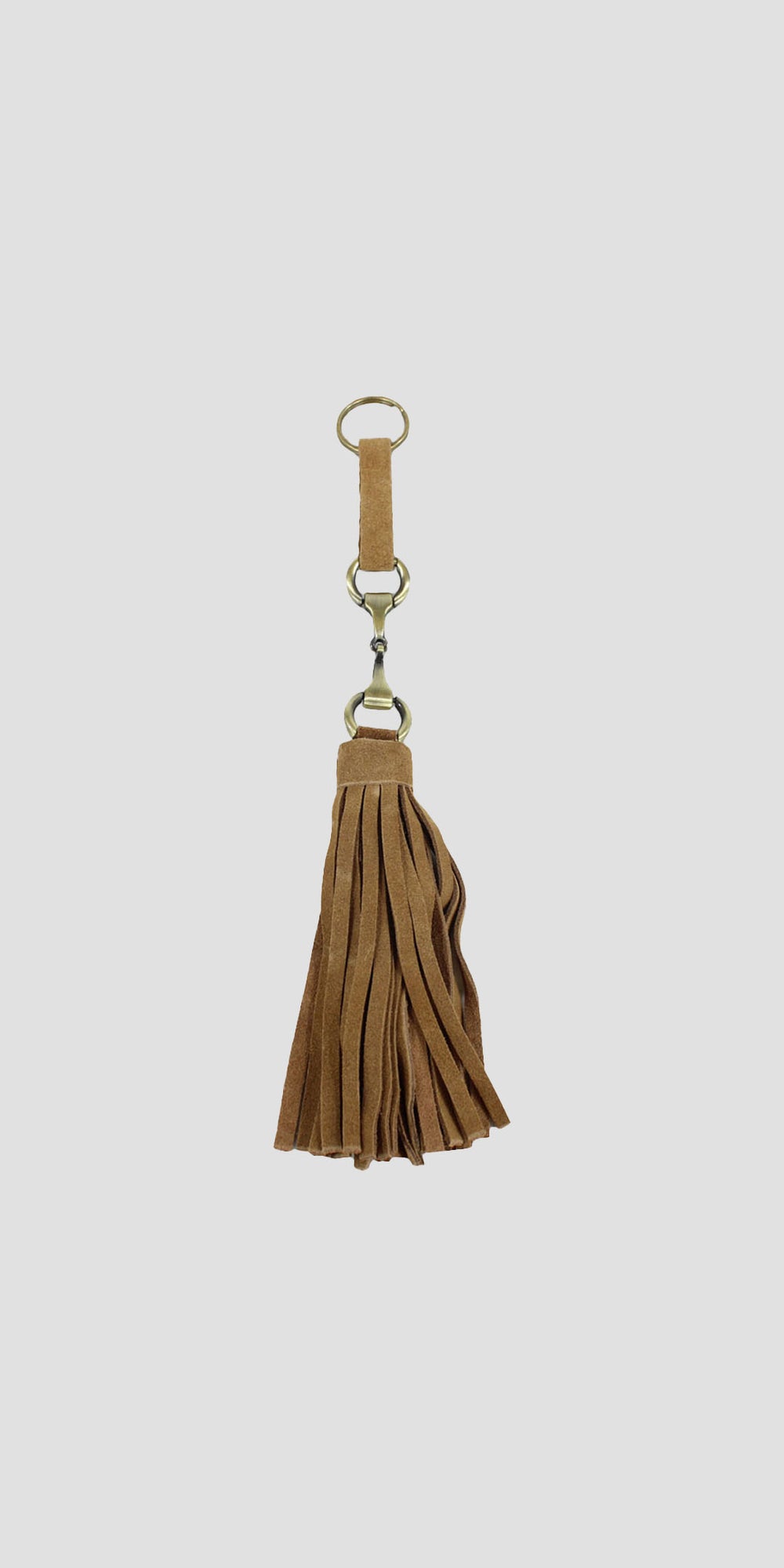 Snaffle Keyring Tan
