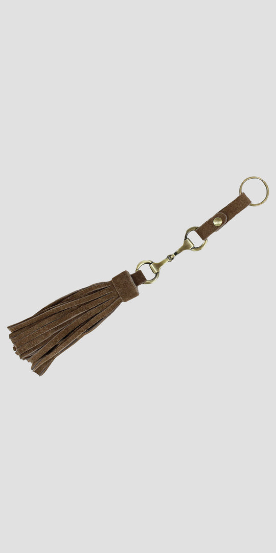 Snaffle Keyring Brown