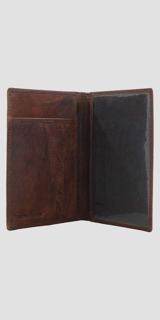 Barrington Passport Holder Brown
