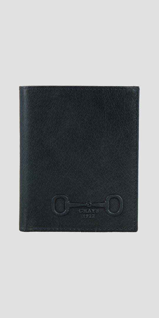 Folding Embossed Card Slip Navy