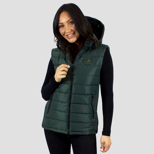 The Alice Gilet Green