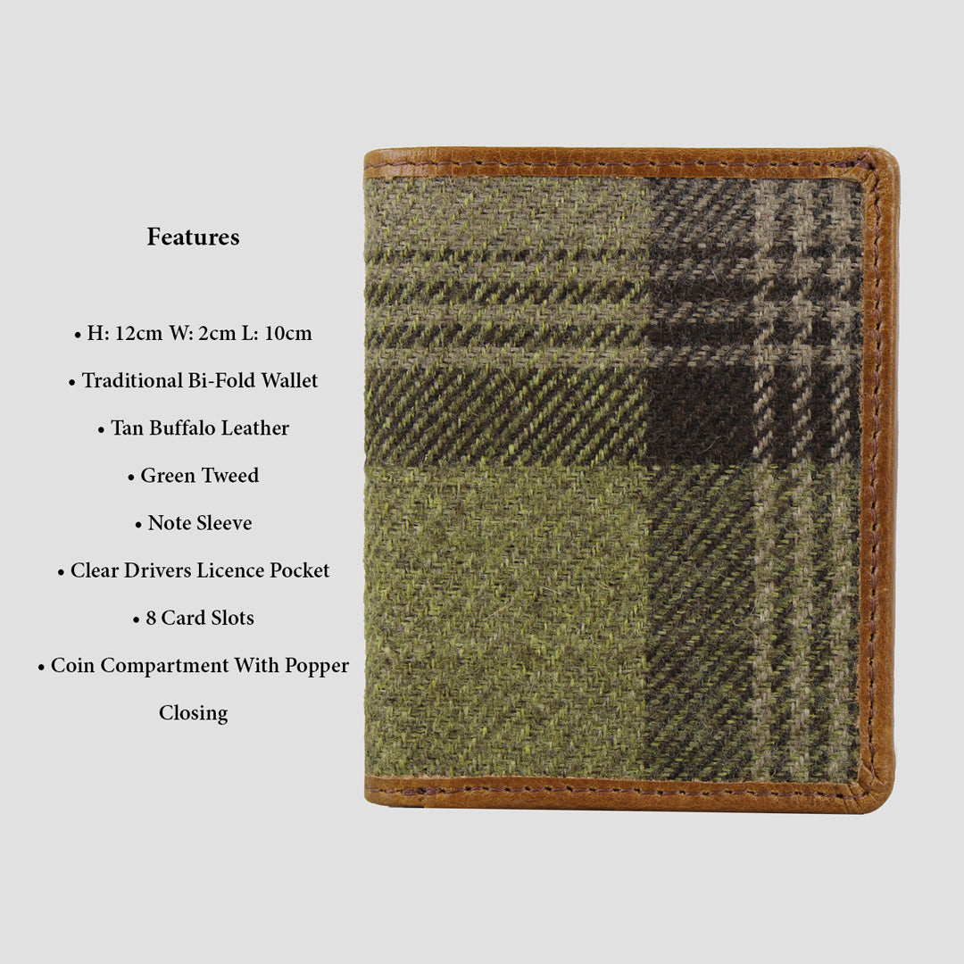 Douglas 1922 Wallet Tan With Tweed