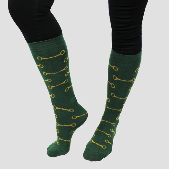 Snaffle Sock Adult Green Bundle