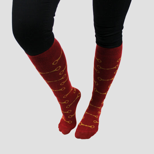 Snaffle Sock Adult Red Bundle