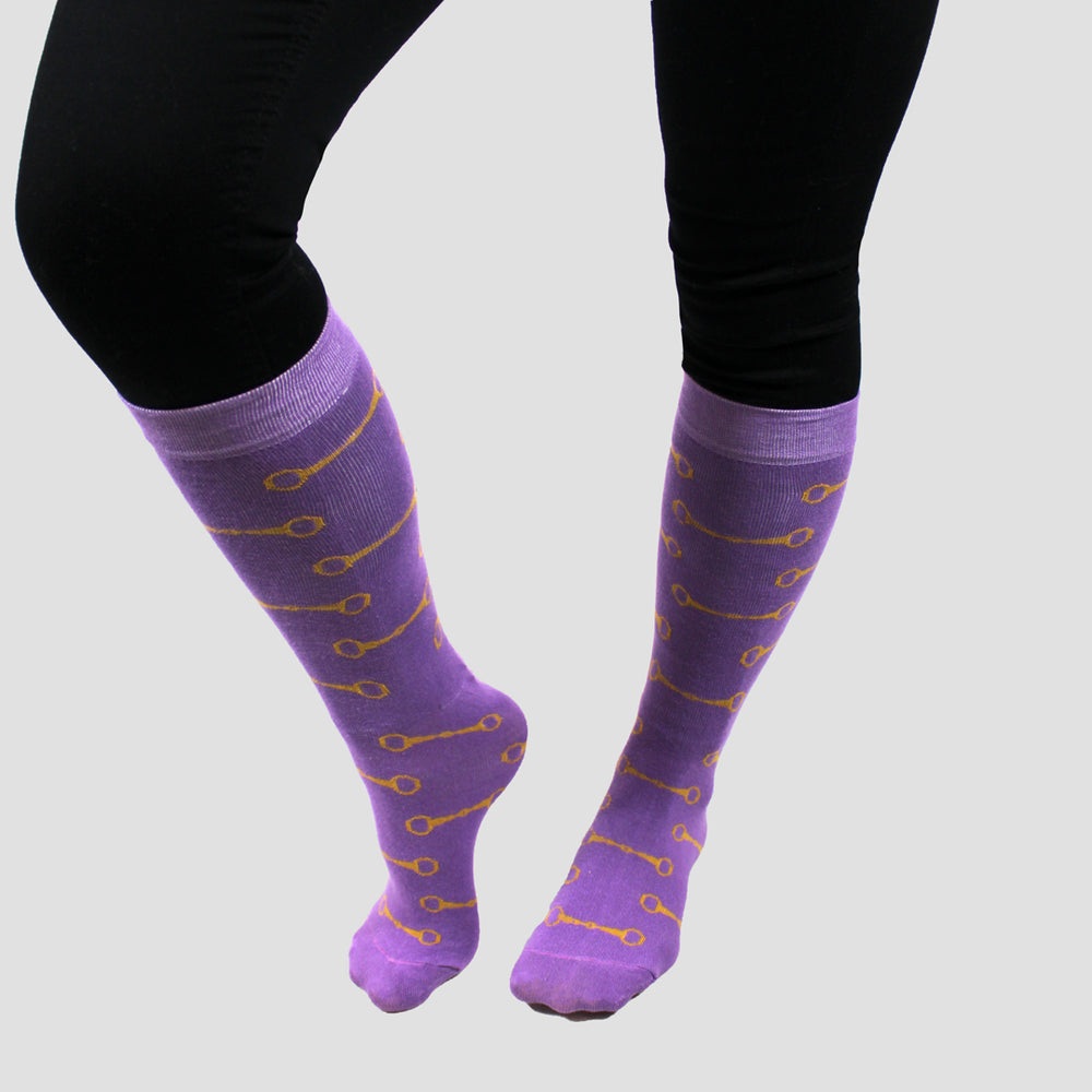 Snaffle Sock Adult Purple Bundle