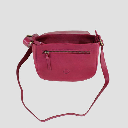 Jennifer Snaffle Leather Handbag Pink