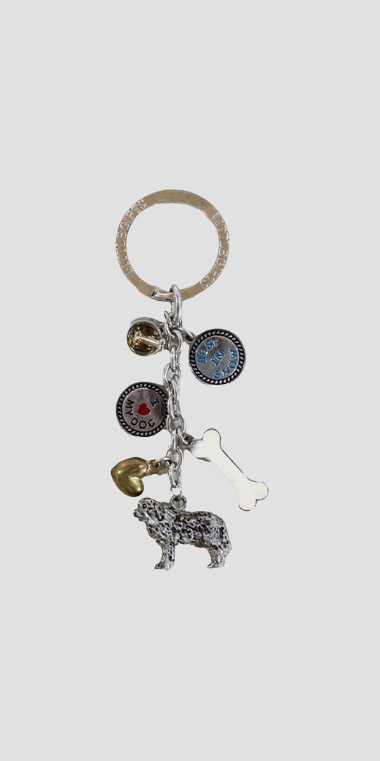 Charm Keyring Mountain Dog