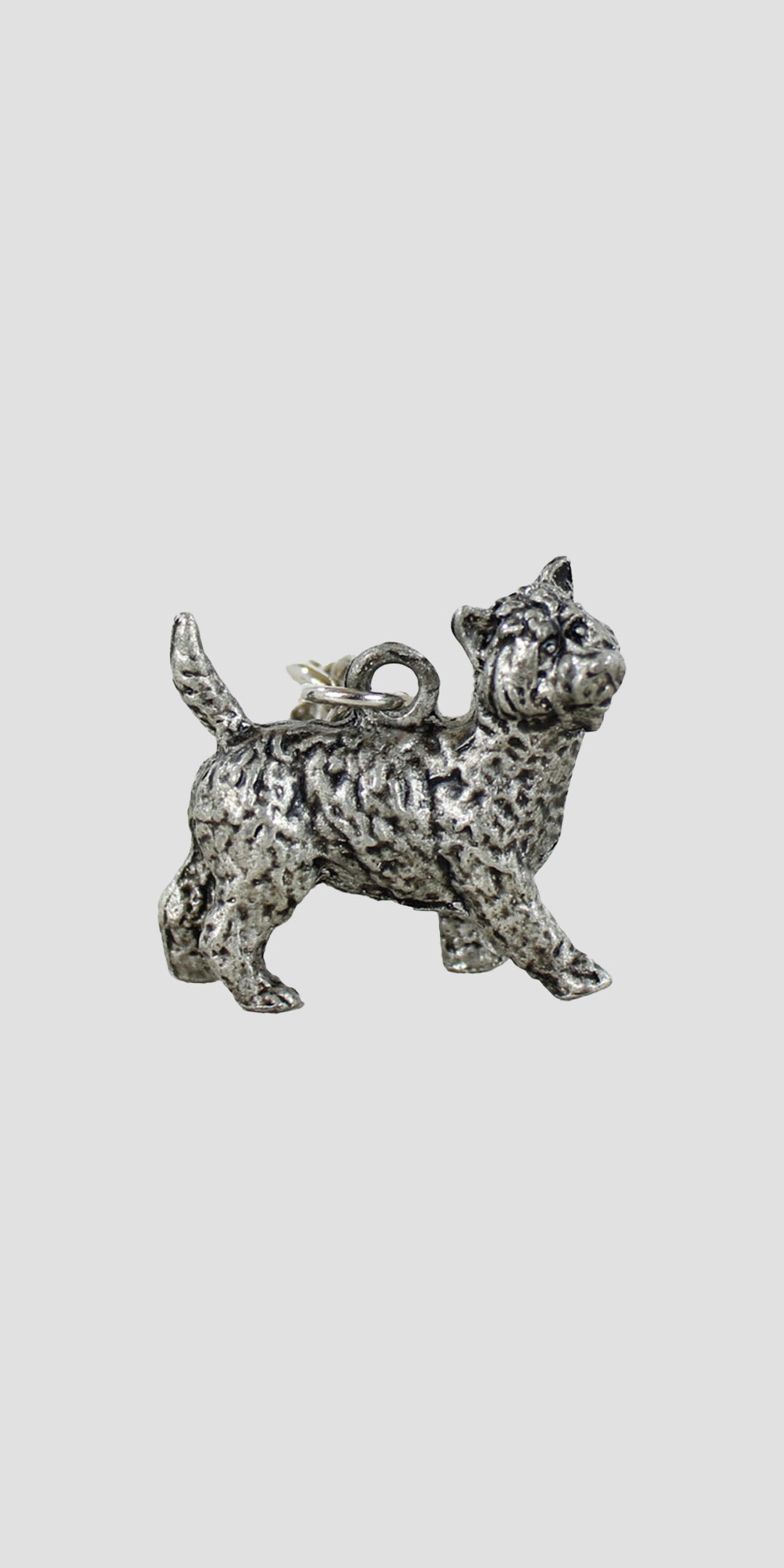 Charm Keyring Terrier Dog