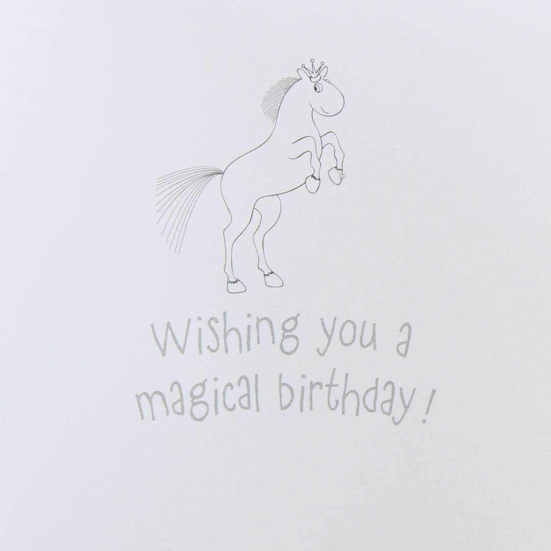 Pony Princess Horse Crazy Card