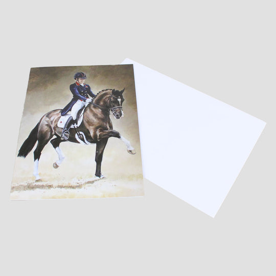 Valegro And Charlotte Dujardin Horse Card