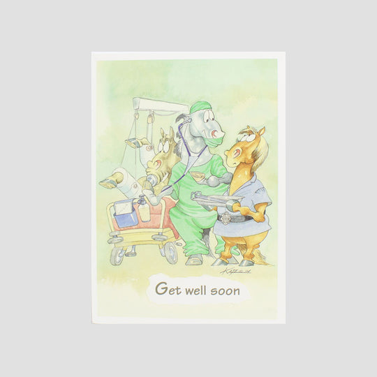 Get Well Soon Card By Katies Art