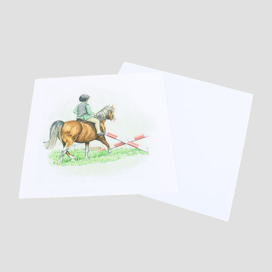 Down At The Yard Horse Card