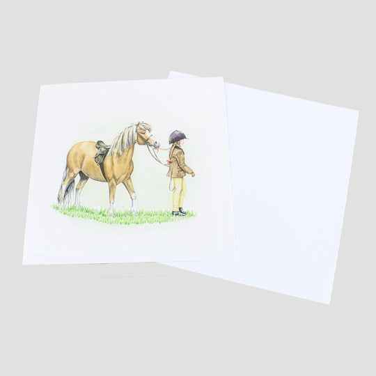 Down At The Yard Pony Card