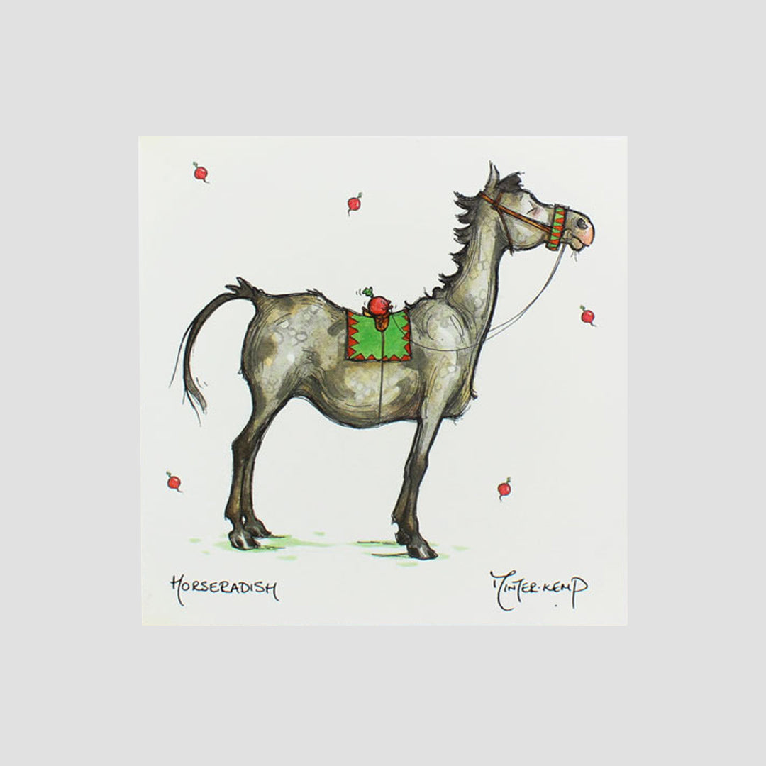 Horseradish the Horse Card