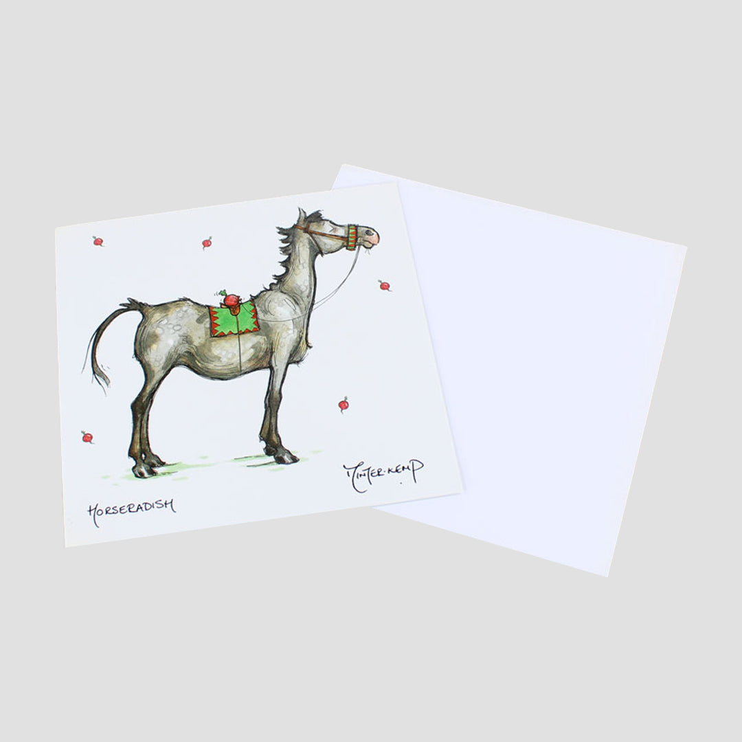 Horseradish the Horse Card