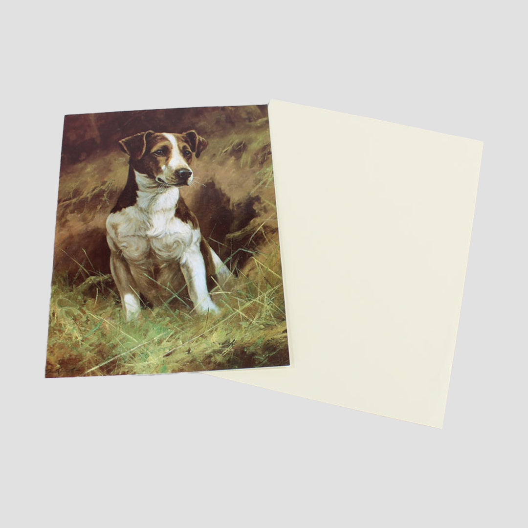 The Opportunist Jack Russell Sally Michell Card