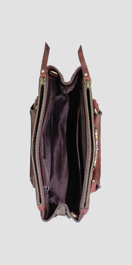 Jodie Handbag Natural Leather Brown