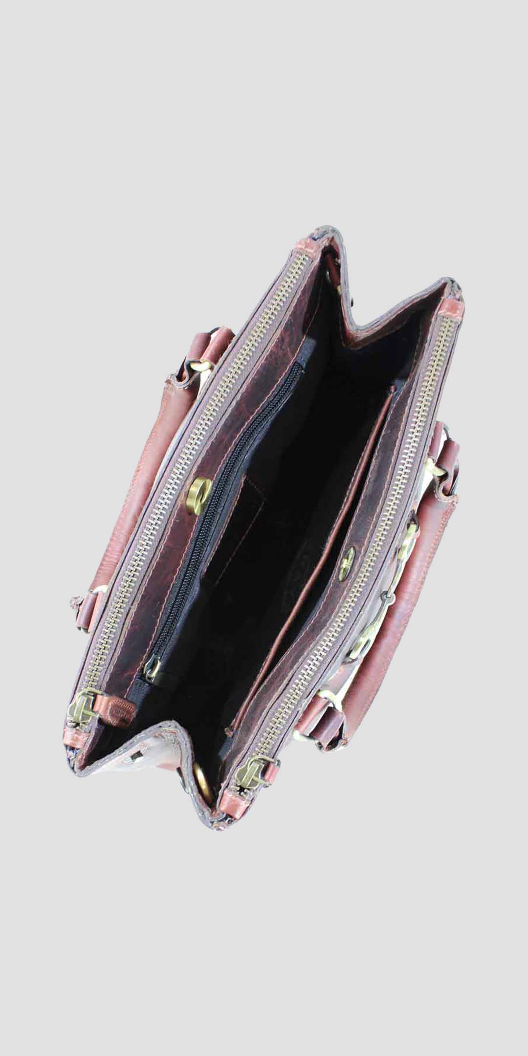 Jodie Handbag Natural Leather Brown