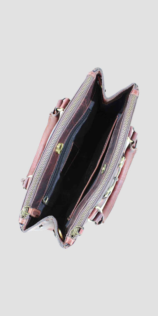 Jodie Handbag Natural Leather Brown