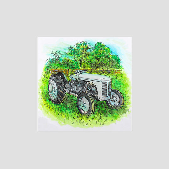 Classic Grey Tractor