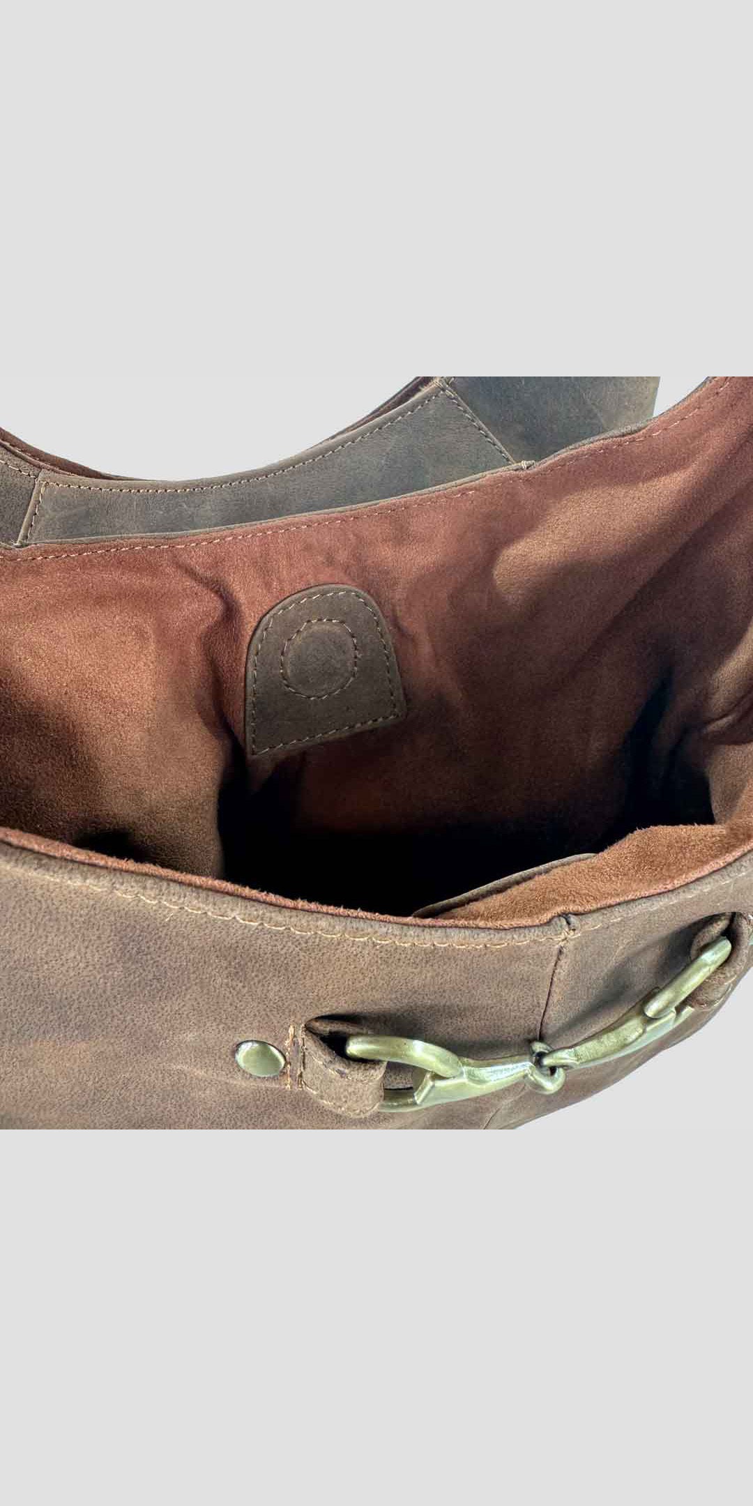 Grace Slouchy Snaffle Handbag in Hunter