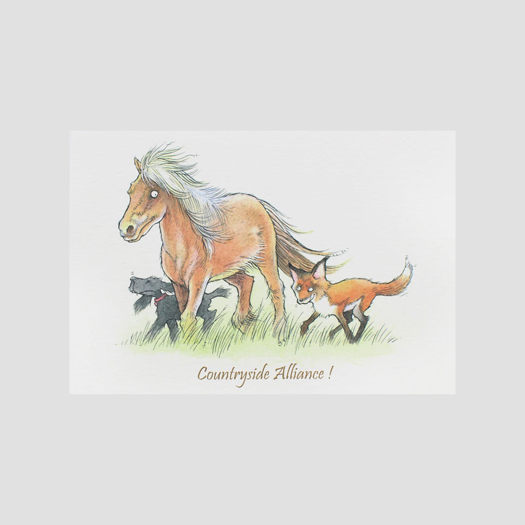 Countryside Alliance Horse Card