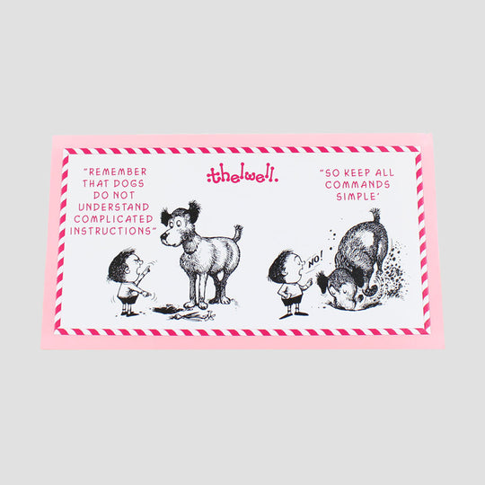 Thelwell Dog Commands Card