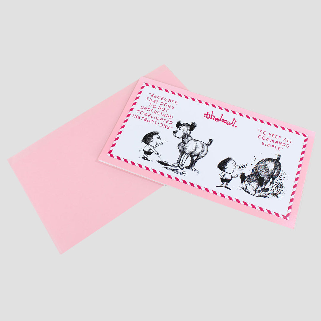 Thelwell Dog Commands Card