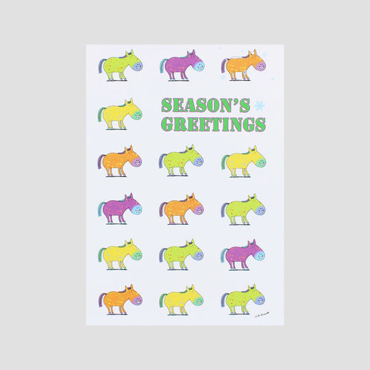 Seasons Greetings Horse Christmas Card