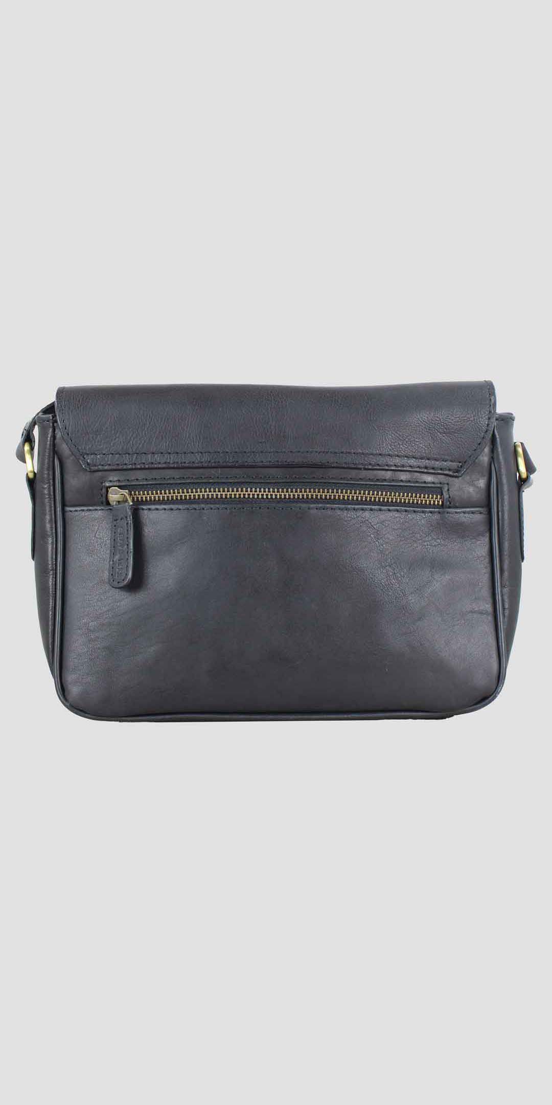 Charlotte Snaffle Bag Black Full Leather