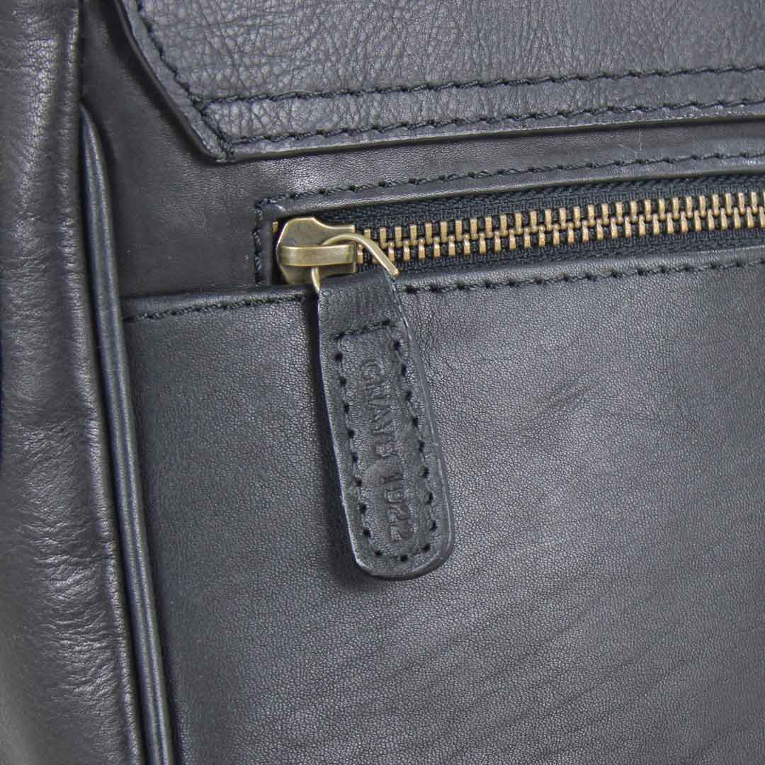 Charlotte Snaffle Bag Black Full Leather