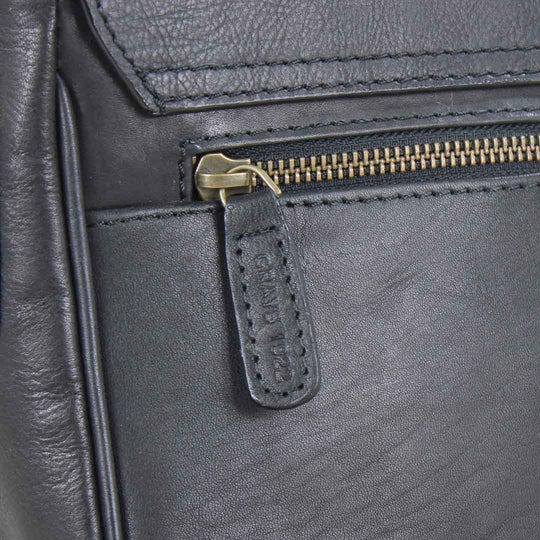 Charlotte Snaffle Bag Black Full Leather