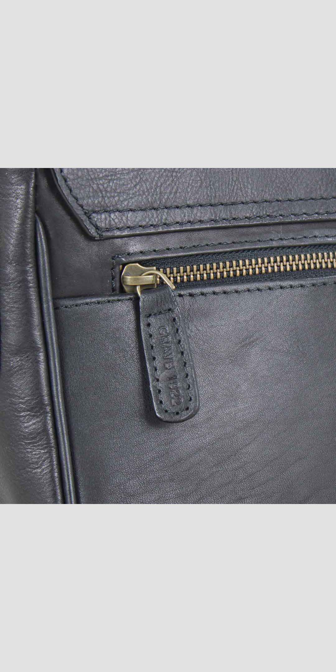 Charlotte Snaffle Bag Black Full Leather