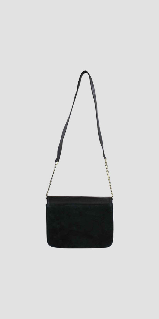 Emma Evening Bag Black And Suede