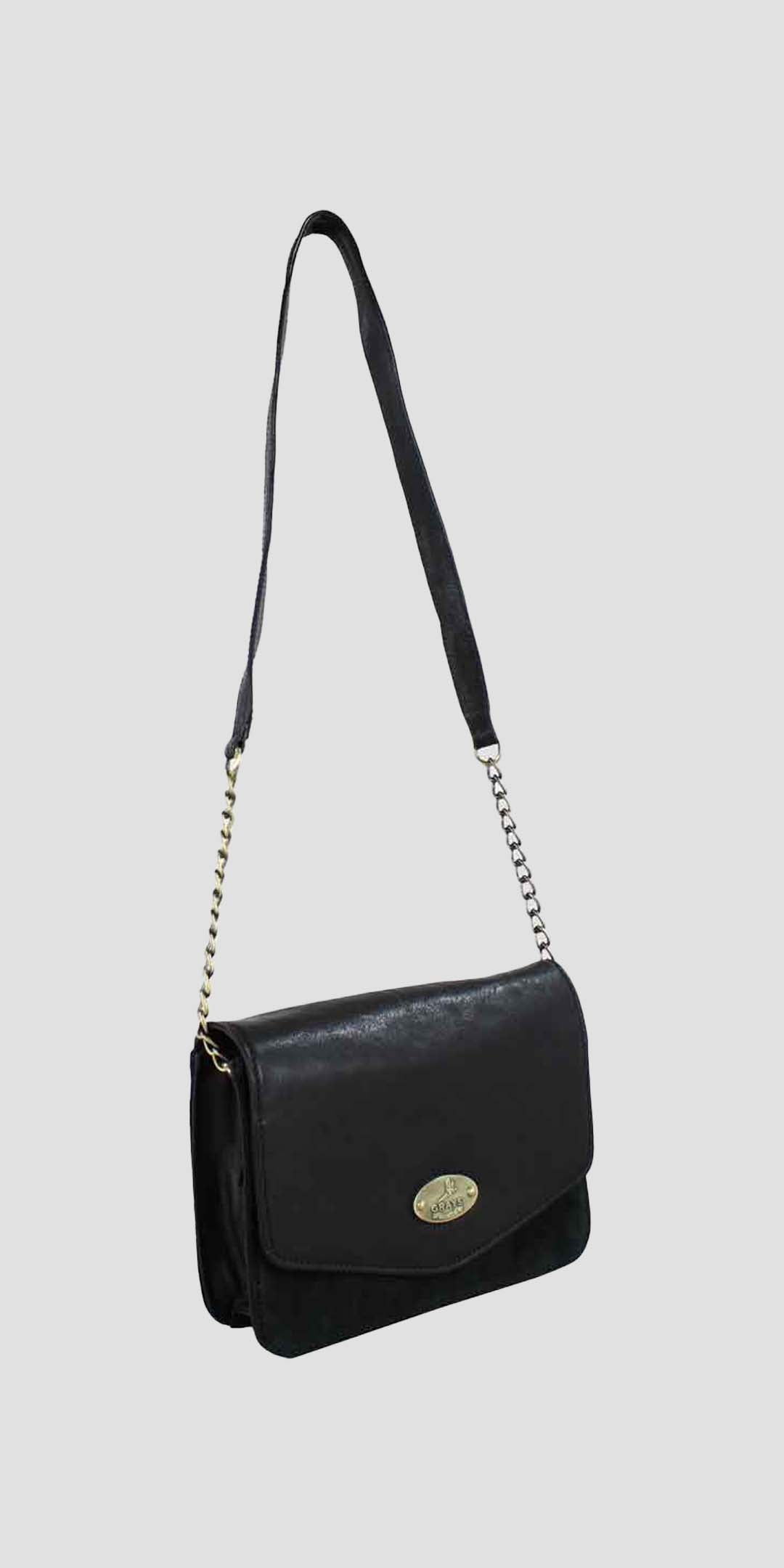Emma Evening Bag Black And Suede