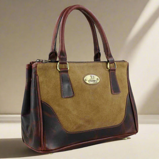 Jodie Handbag Brown and Suede