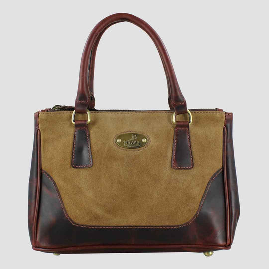 Jodie Handbag Brown and Suede