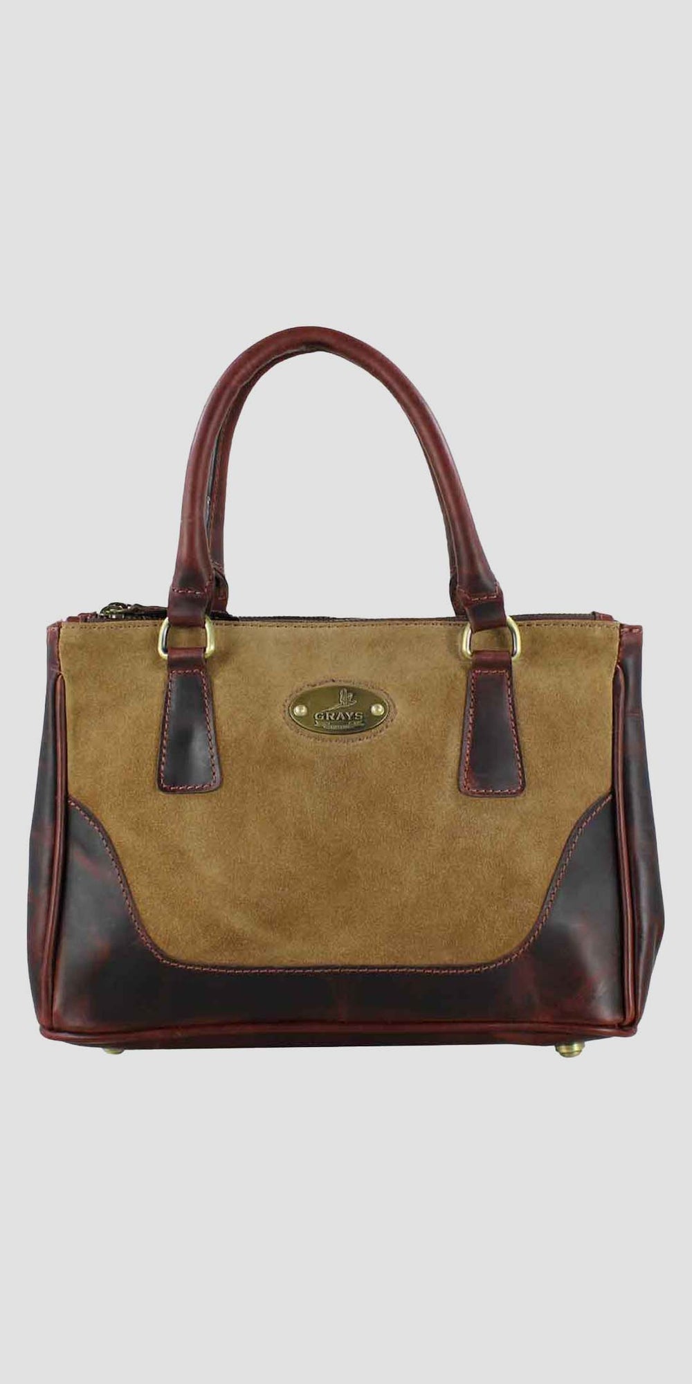 Jodie Handbag Brown and Suede
