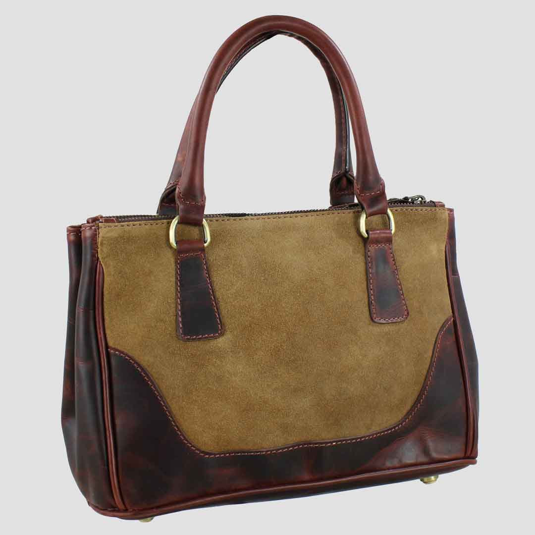 Jodie Handbag Brown and Suede